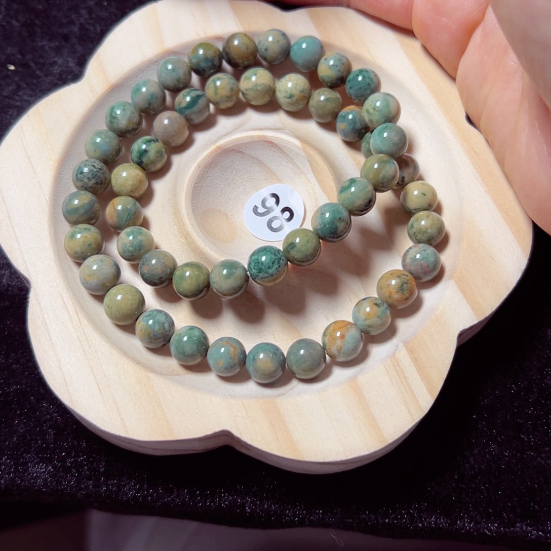 石英质玉手链未镶嵌美***~85