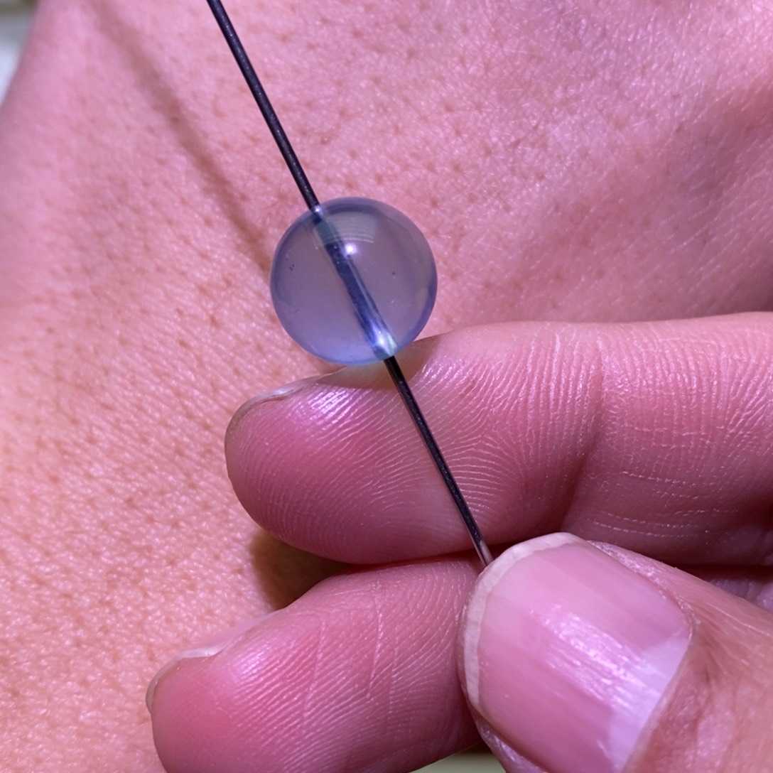 水晶手串未镶嵌海蓝宝