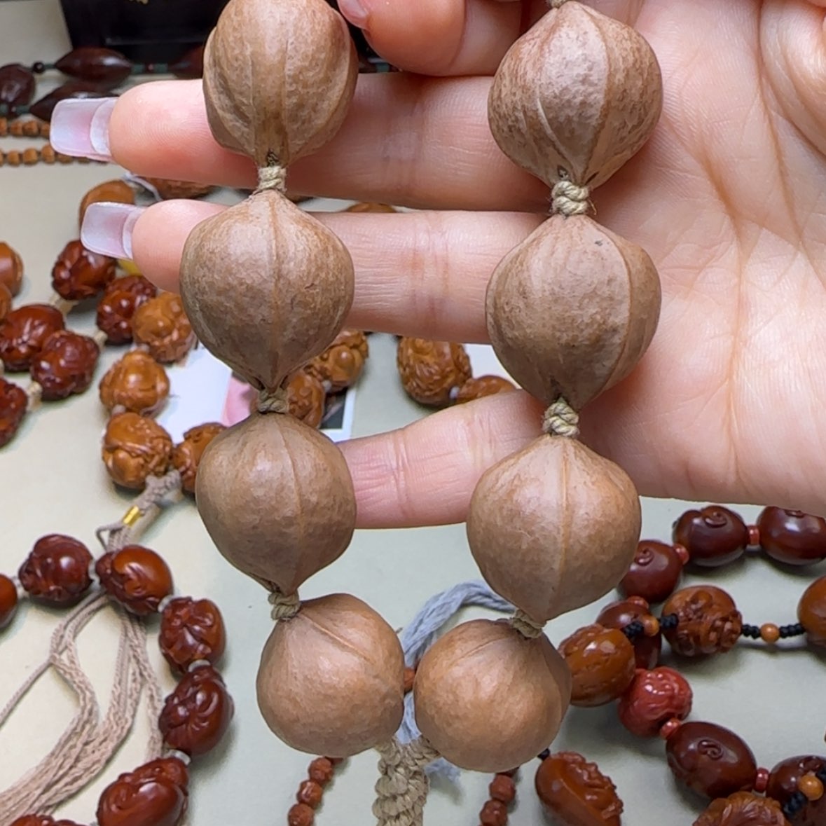 【闪购商品】橄榄核手串/手链南*万橄榄核铁素核，2.2尺寸