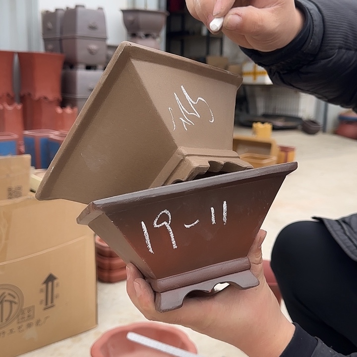 紫砂花盆这是我的