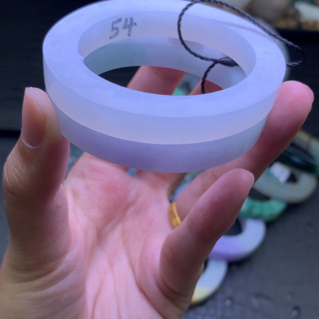 定制翡翠冰起光白月光未镶嵌