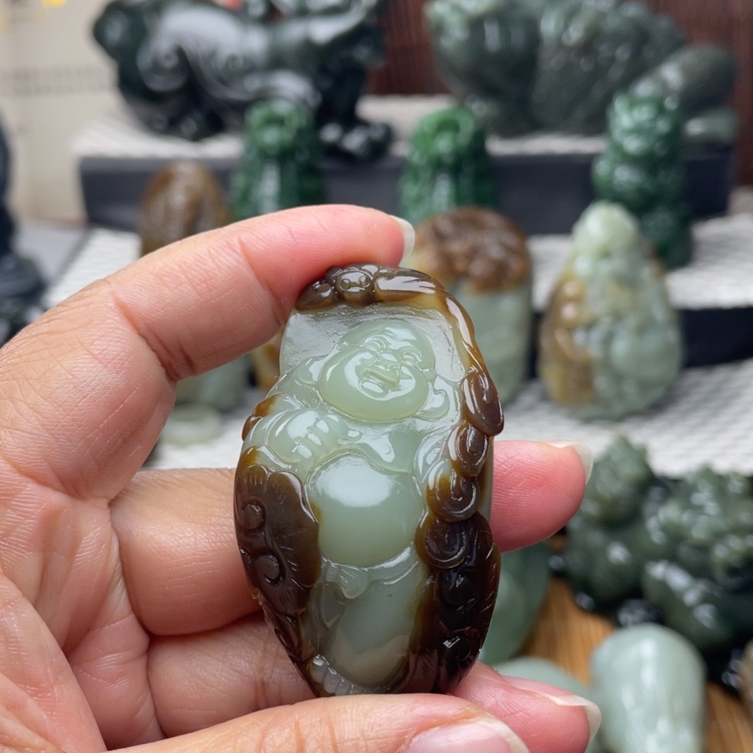 未镶嵌和田玉挂件晚****