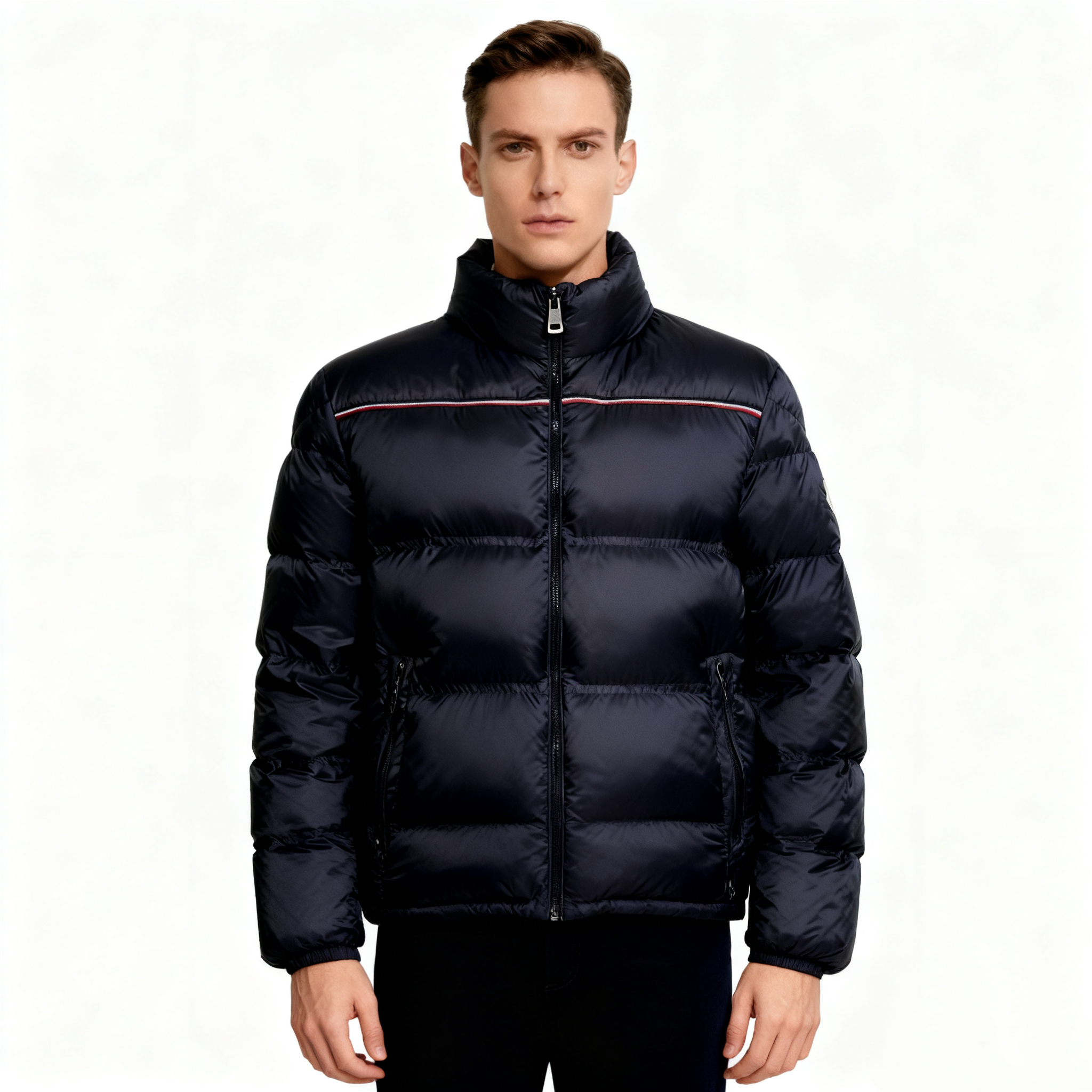 2025/意大利奢品 秋冬季新款男士立领保暖鹅绒羽绒服时尚休闲百搭