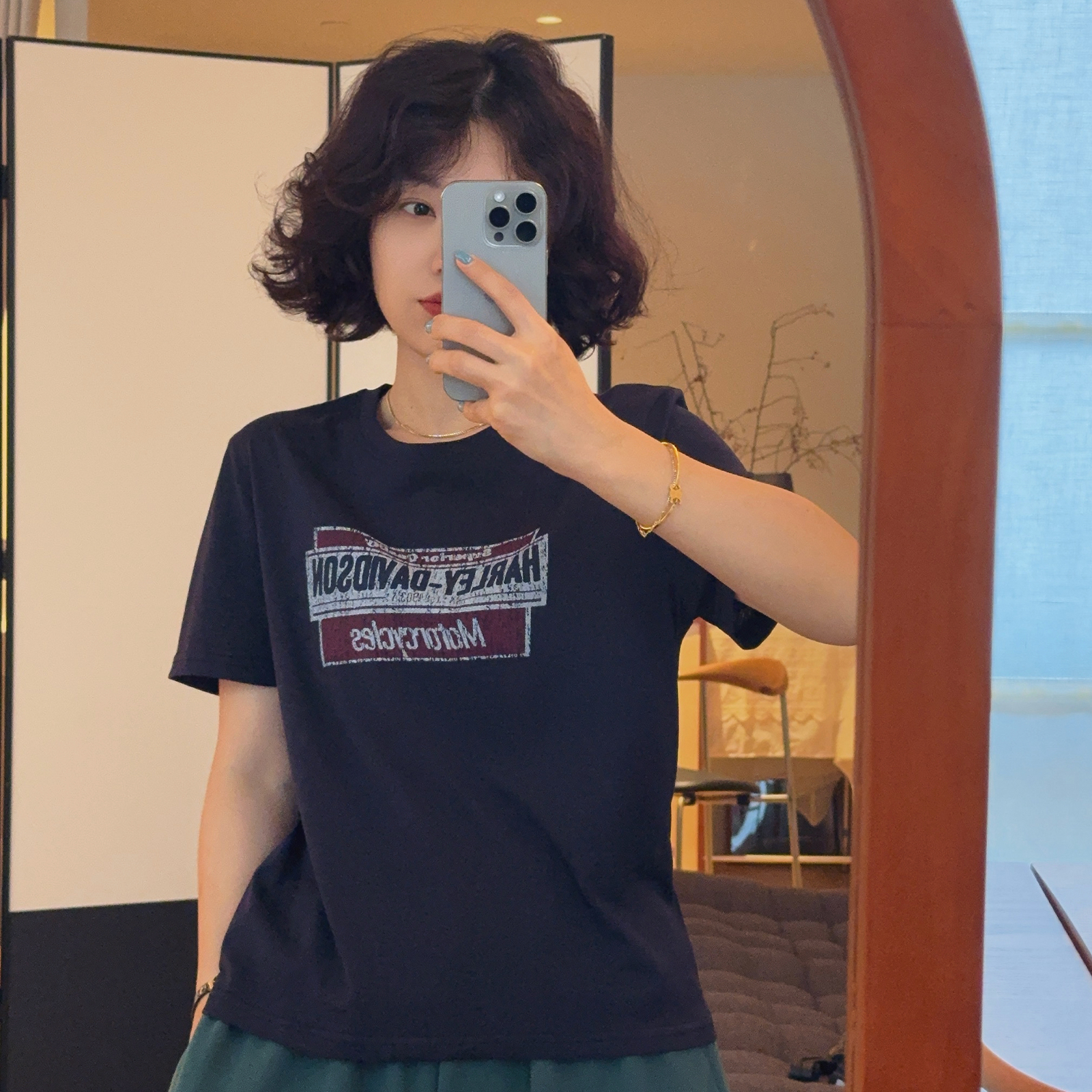 XIYE&W【美式韩T】英文T恤