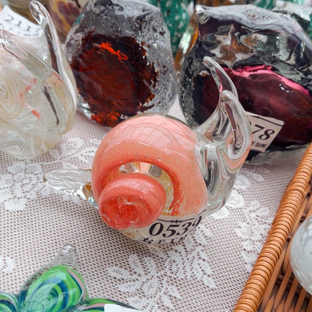 琉璃0539 花瓶摆件有黑点