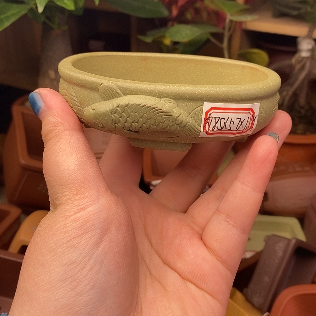 琉璃手工艺品宜兴紫砂精品花盆