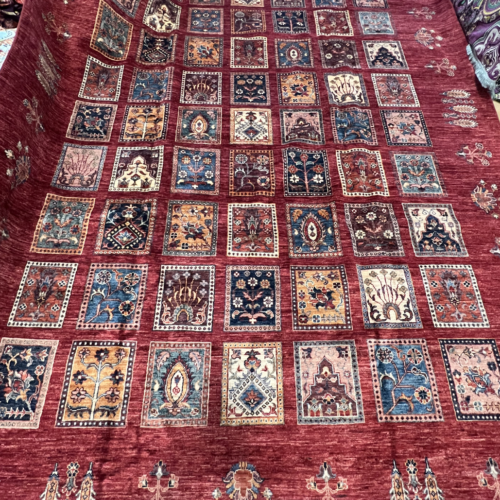 阿富汗手工羊毛地毯252 x333