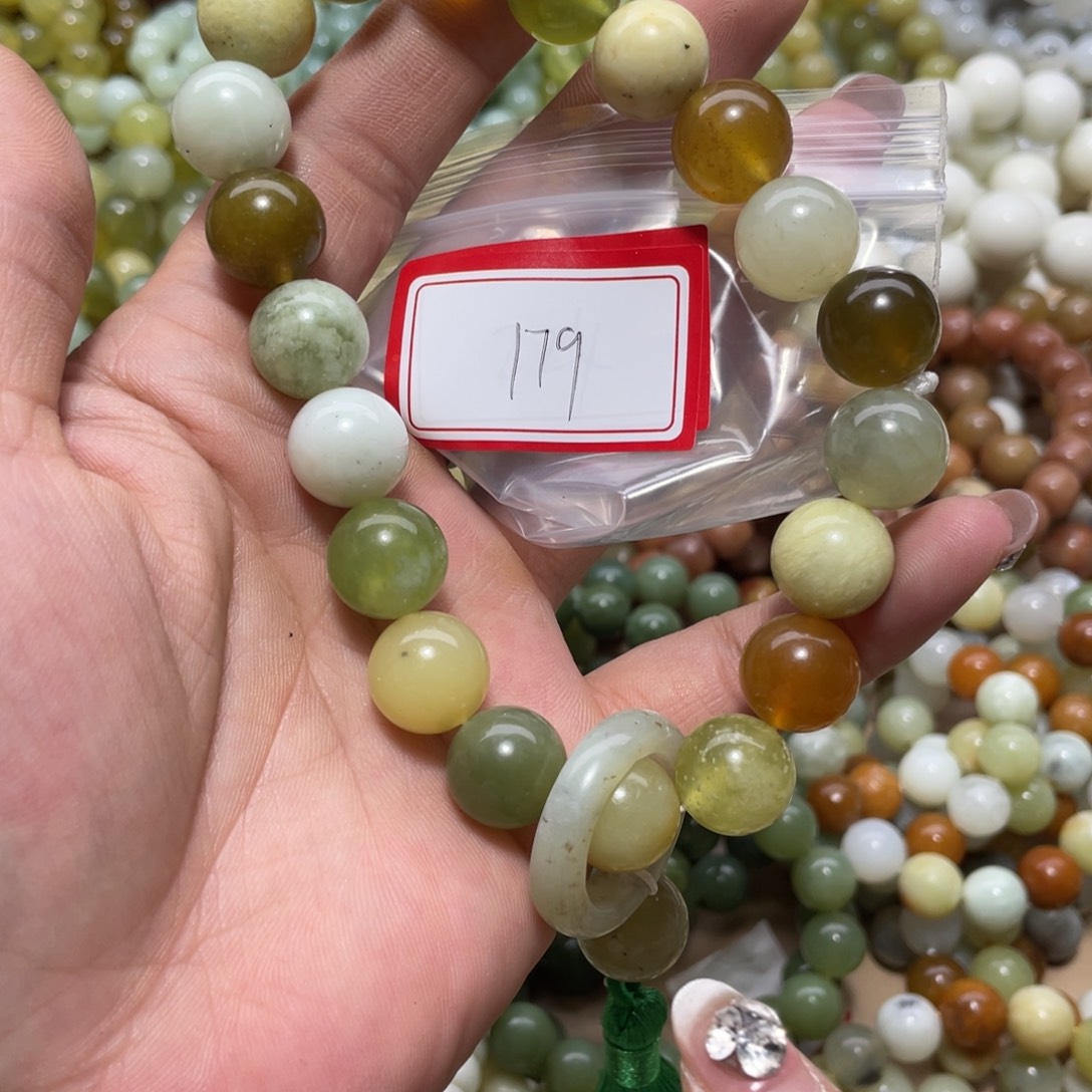 蛇纹石玉未镶嵌手串