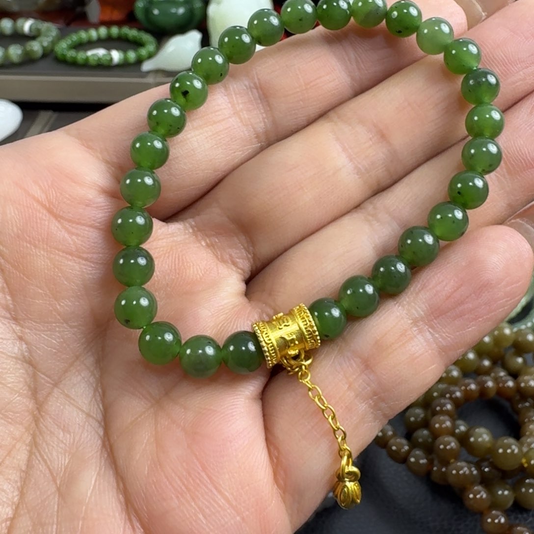 未镶嵌手串和田玉