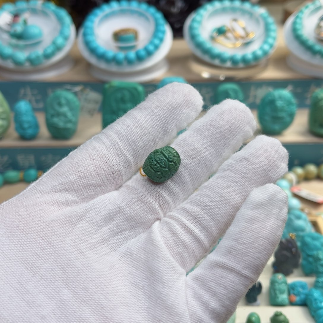 绿松石珠宝奇石未镶嵌小*