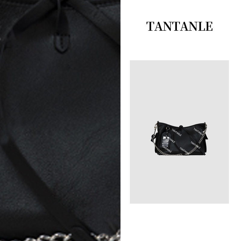 高定单肩腋下经典简约百搭包（驴黑色黑武士）