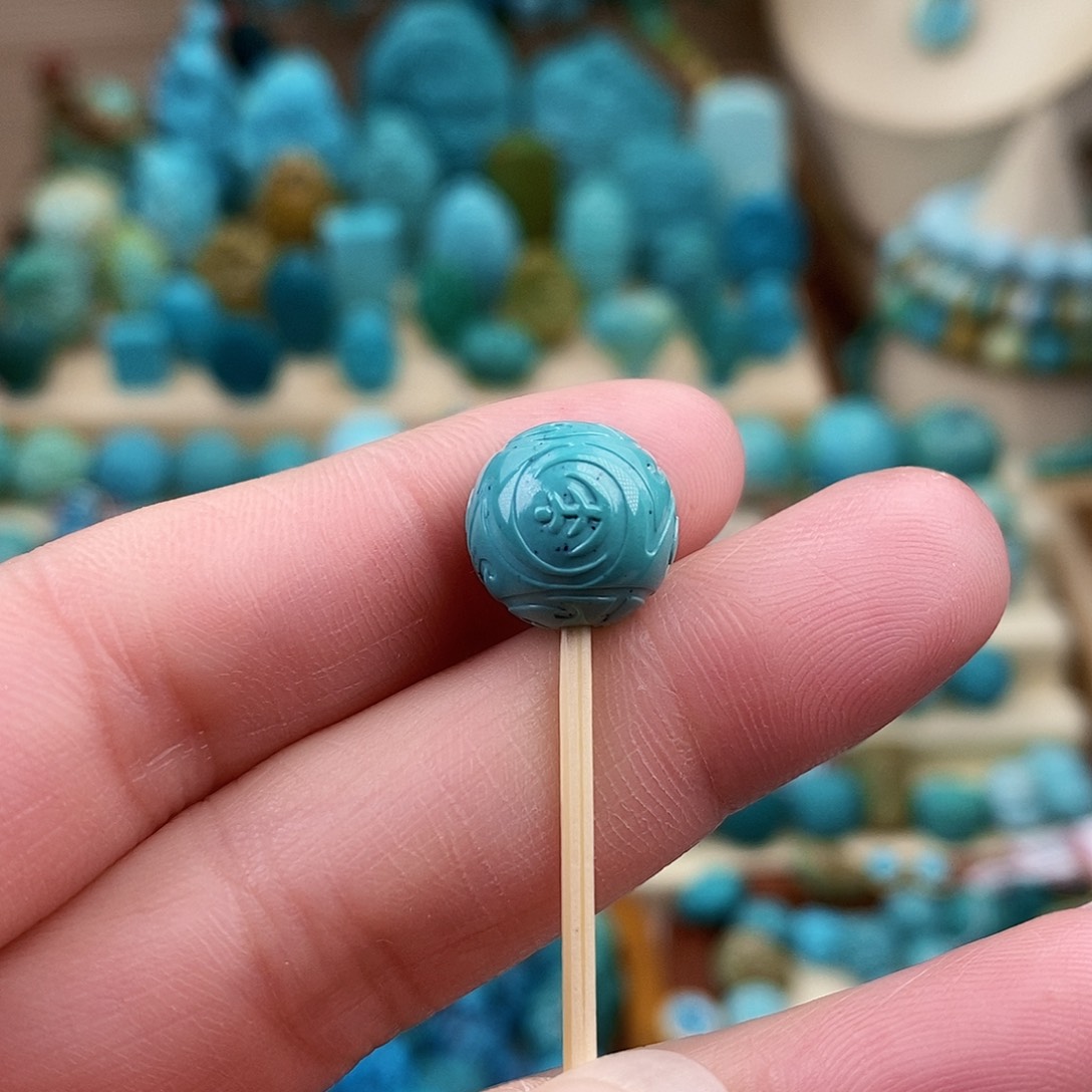 绿松石珠宝奇石未镶嵌