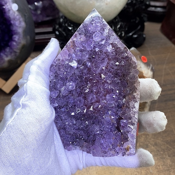 晶未镶嵌水晶83紫水柱