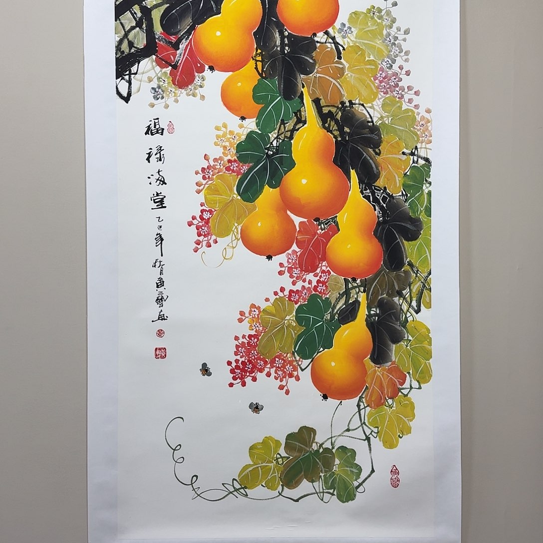 国画精品纯手绘8平尺