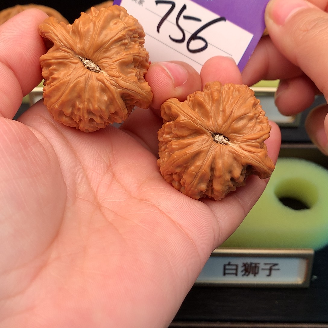 文玩核桃吊坠756号白狮子40