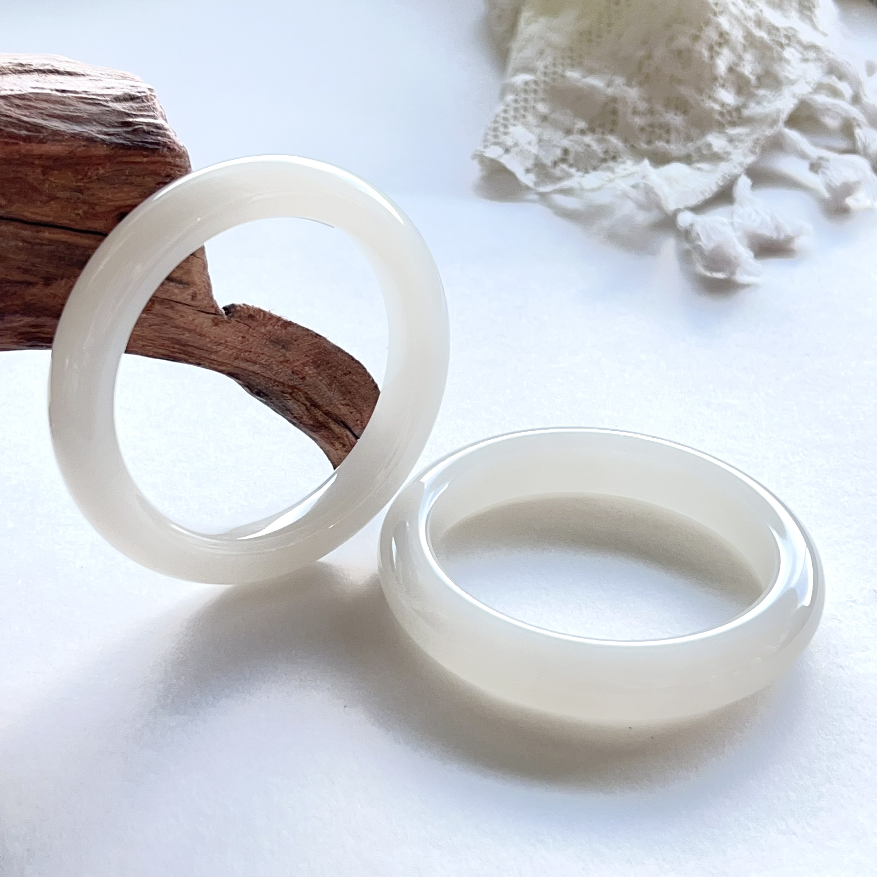 【云上好物】DS90213-和田玉手镯-多样性发一件-10*8mm（WJ）