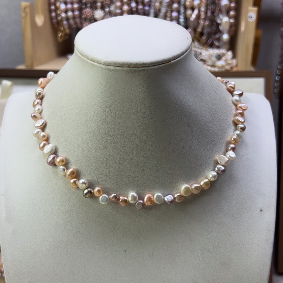 手绳合金淡水珍珠