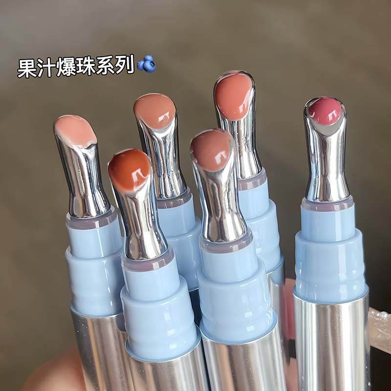 Cappuvini镜面水光精华唇蜜 玻璃唇唇釉唇彩护唇不拔干裸色系口红