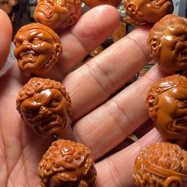 笑****手串/手链橄榄核2.3不动明王纯手工