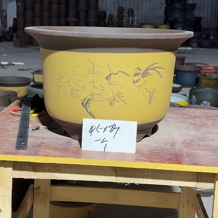 紫砂花盆手工制作27