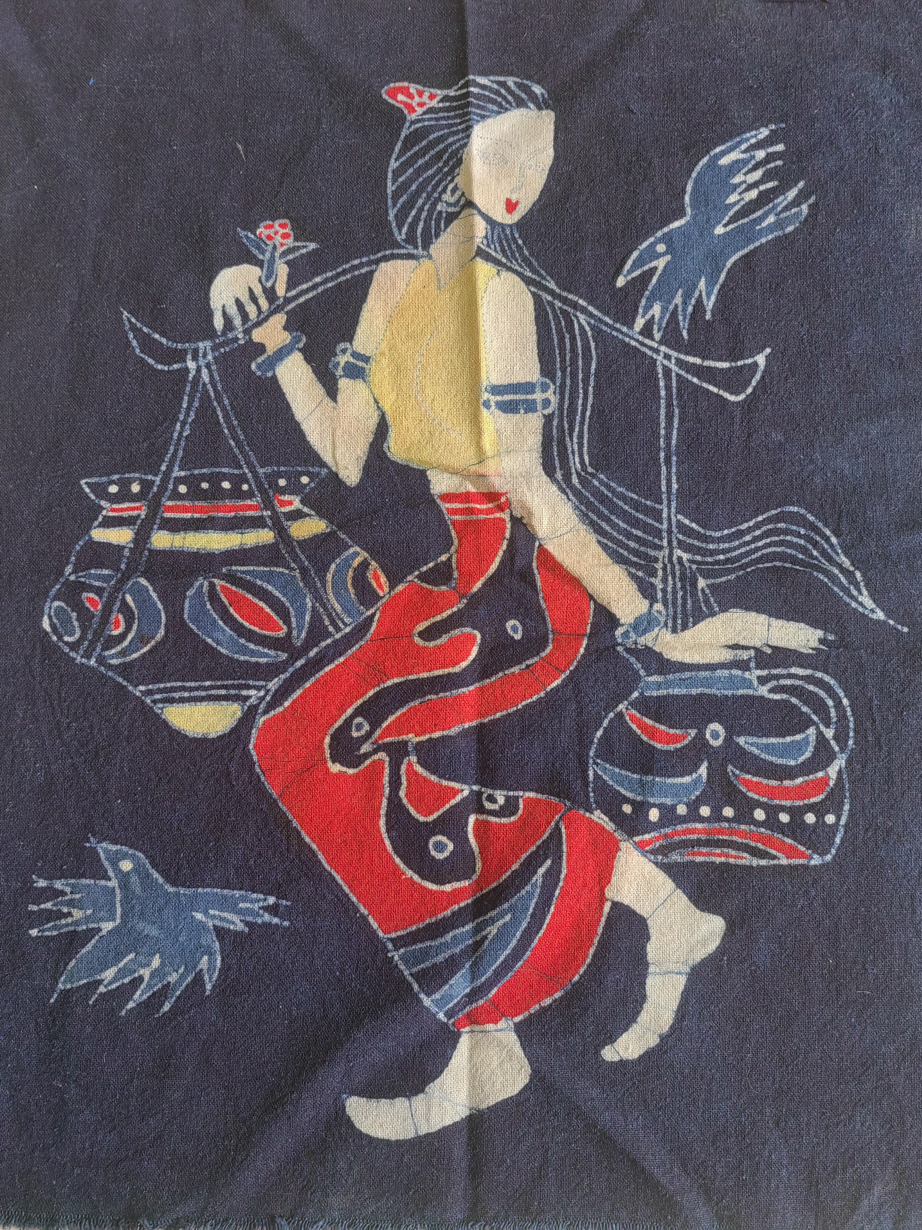 加工衣服手工彩蜡