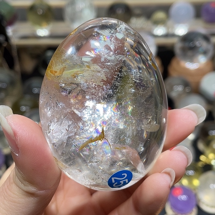 未镶嵌水晶珠宝半成品爆彩