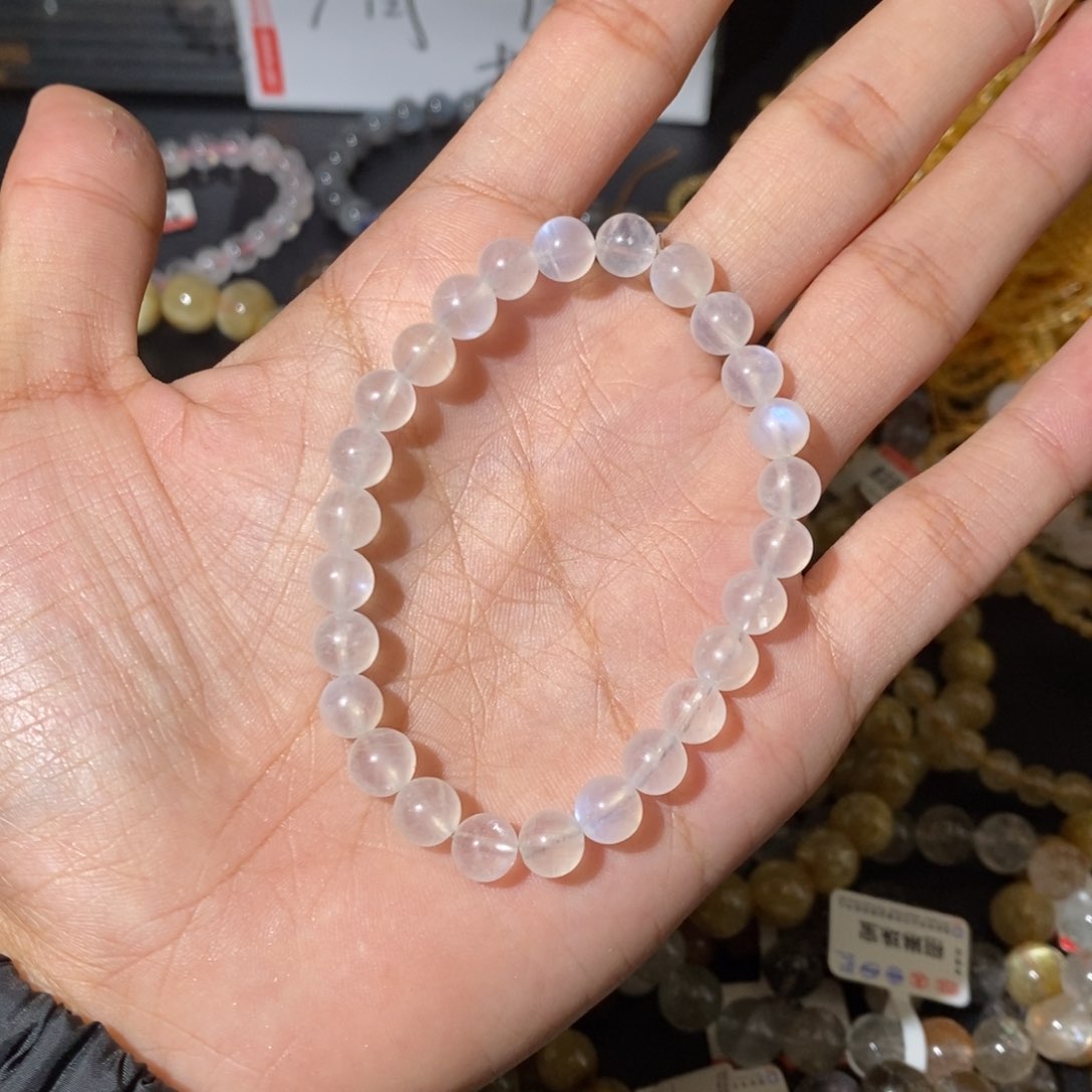 水晶手链未镶嵌我