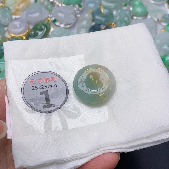 颈饰未镶嵌翡翠天然A货