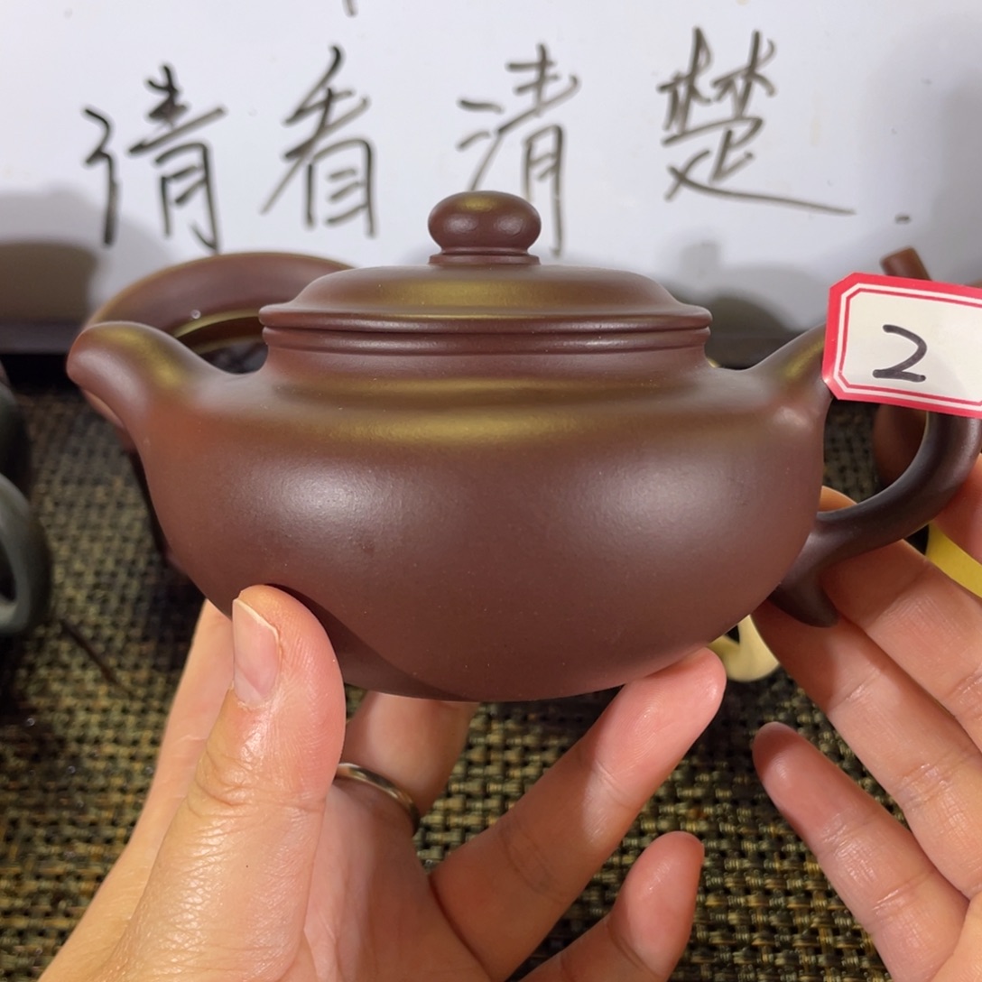 紫砂茶壶仿古紫泥