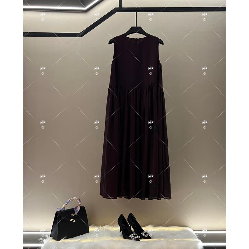 【静】夏季新款复古时尚百搭无袖连衣裙H-867