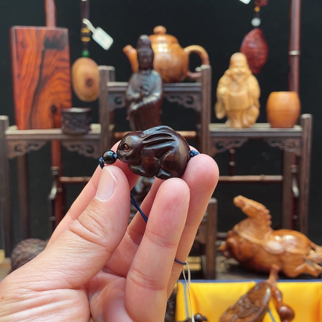 檀香紫檀（小叶紫檀）兔子