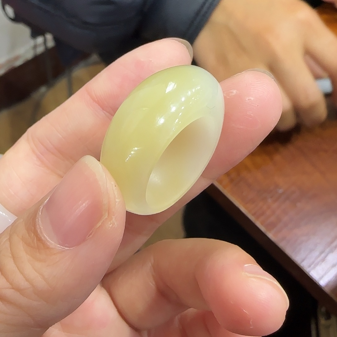 和田玉戒指未镶嵌17.4