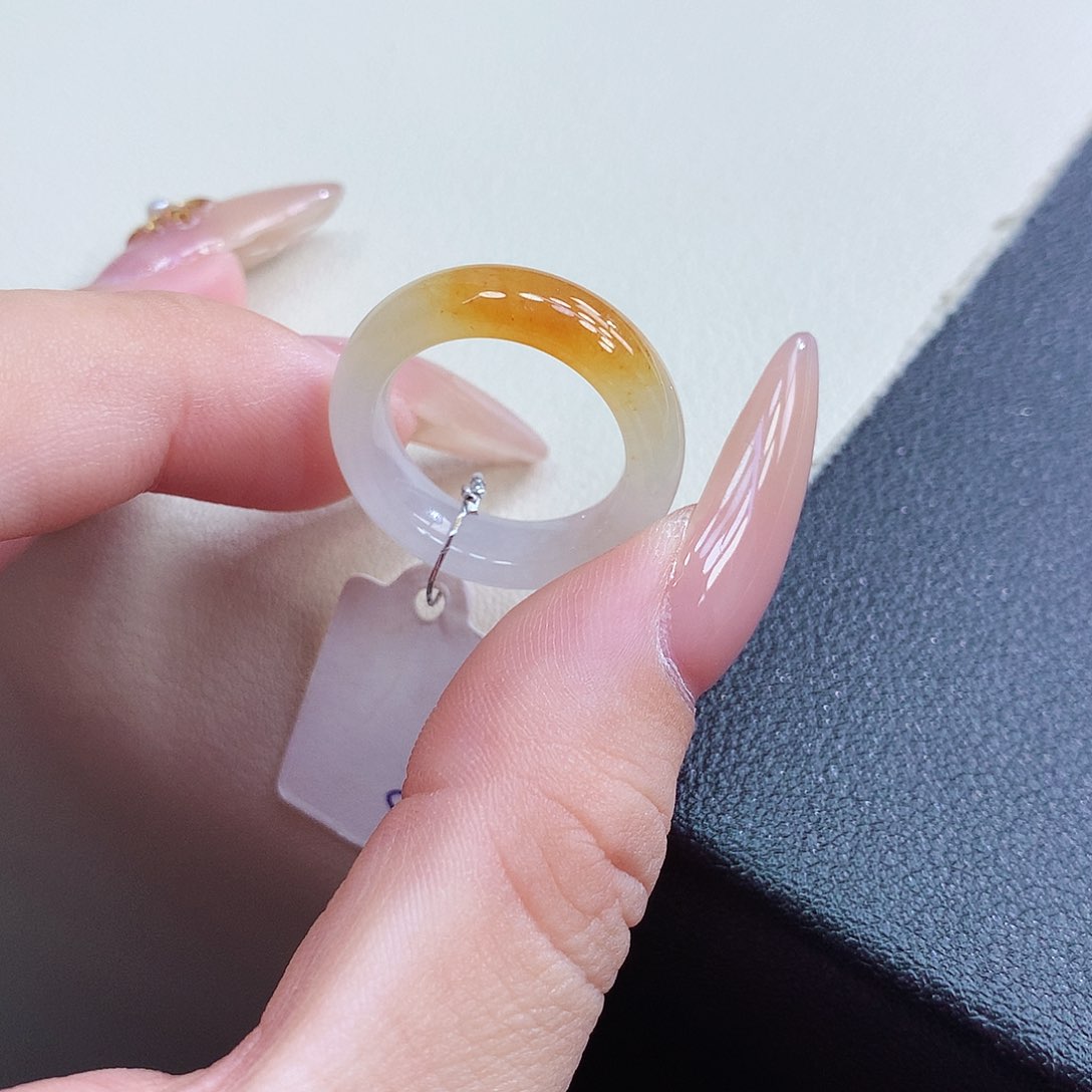 未镶嵌戒指翡翠10-11号