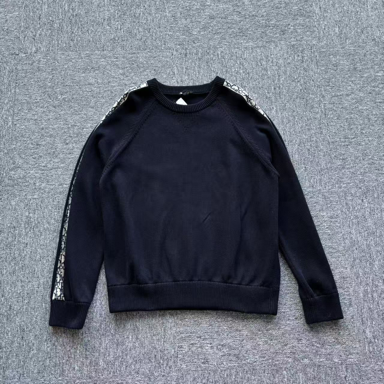未使用 DIOR/迪奥 侧边字母长袖毛衣/XXL码/6888/K0449