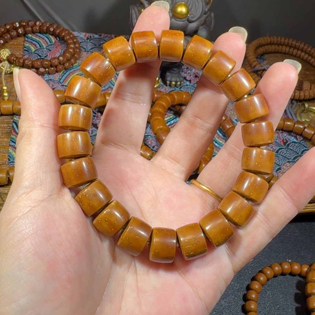 紫金鼠手串@****～微瑕实心