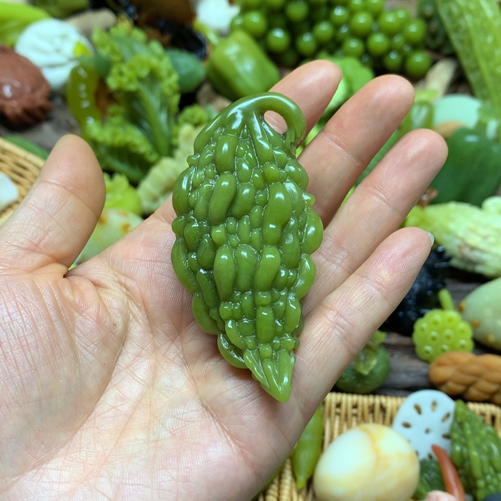 蛇纹石玉未镶嵌手把马*生