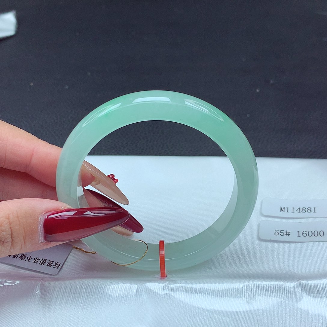 未镶嵌手镯翡翠55圈881