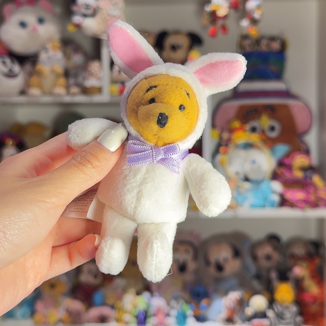 毛绒噗噗兔子冰箱贴