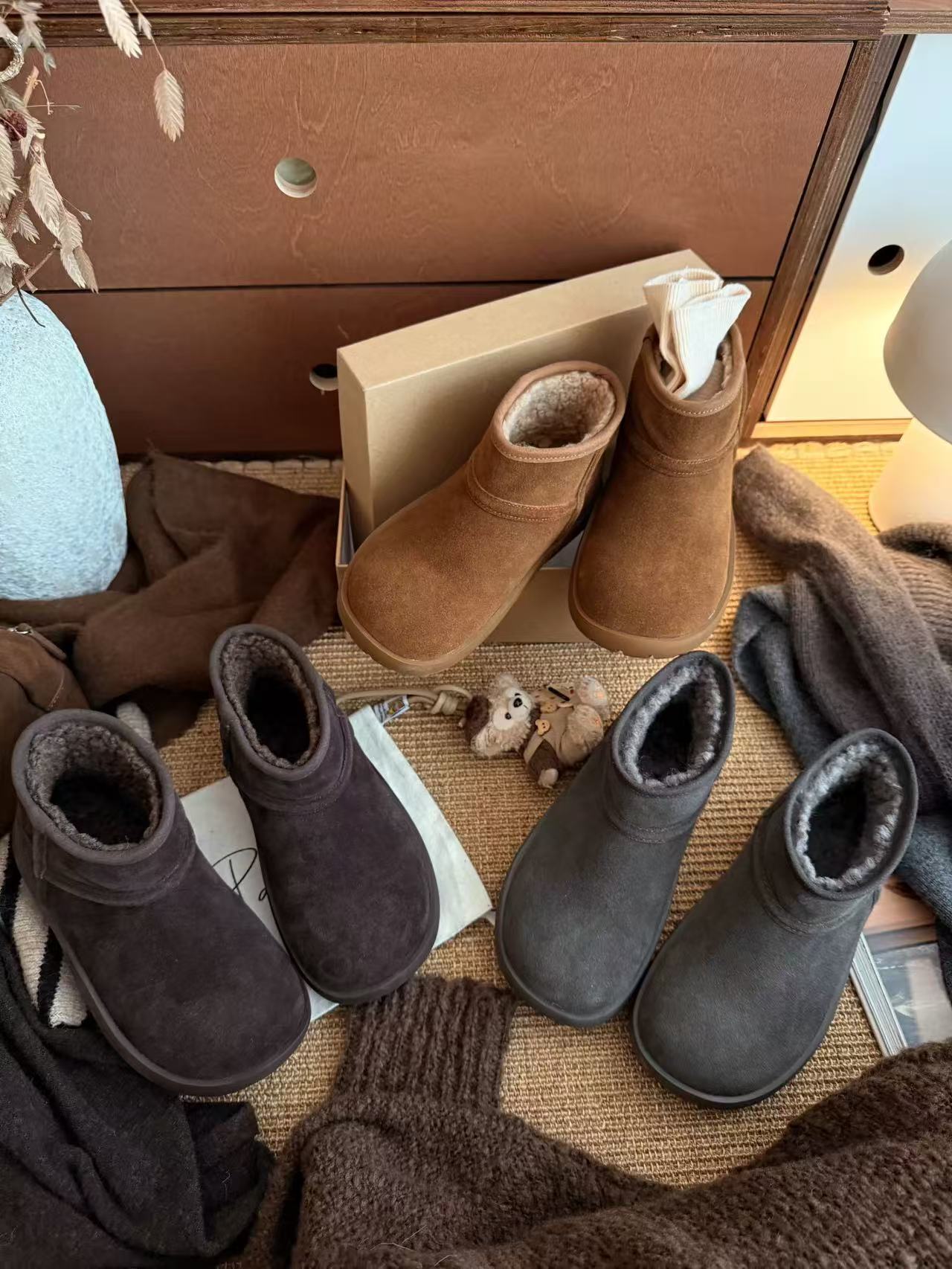 2025冬厚里短筒保暖百搭舒适时尚雪地靴保暖舒适防滑 88-1290X