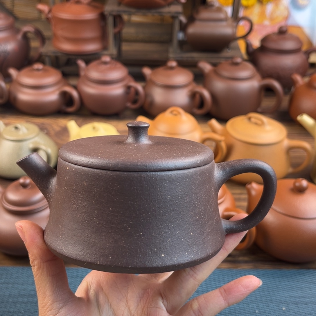 墨***风茶壶紫砂手工制作工艺精湛