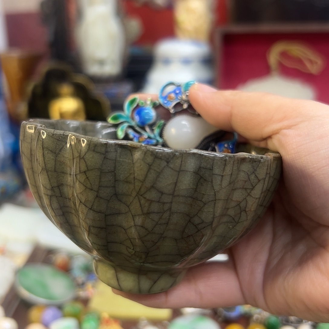 手***宝瓷杯：紫砂壶茶具套装