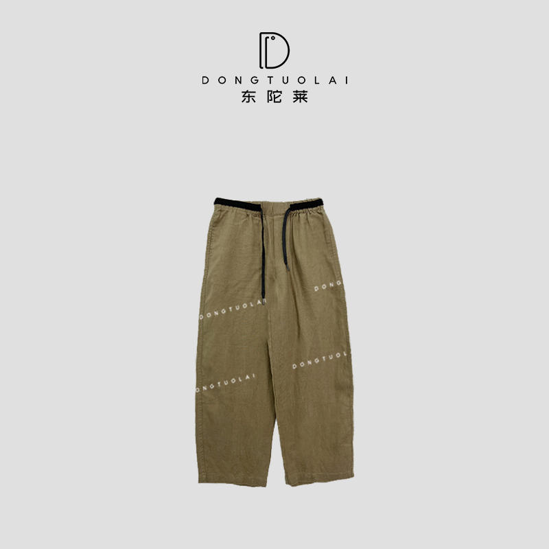 《灯塔裤》 纯亚麻裤 时尚休闲裤 百搭宽松 经典 设计师