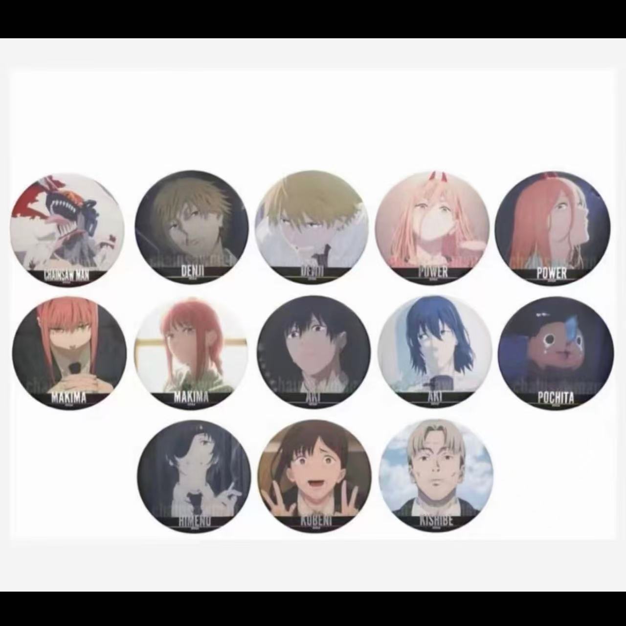 现货 日谷正版 电锯人JS名场面浮雕吧唧 盲袋 散池