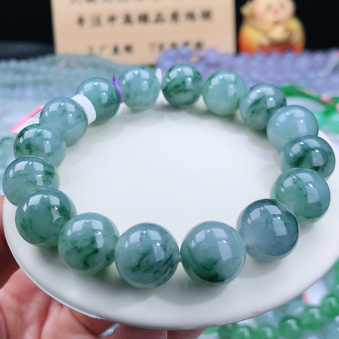 翡翠手链未镶嵌卡13.3