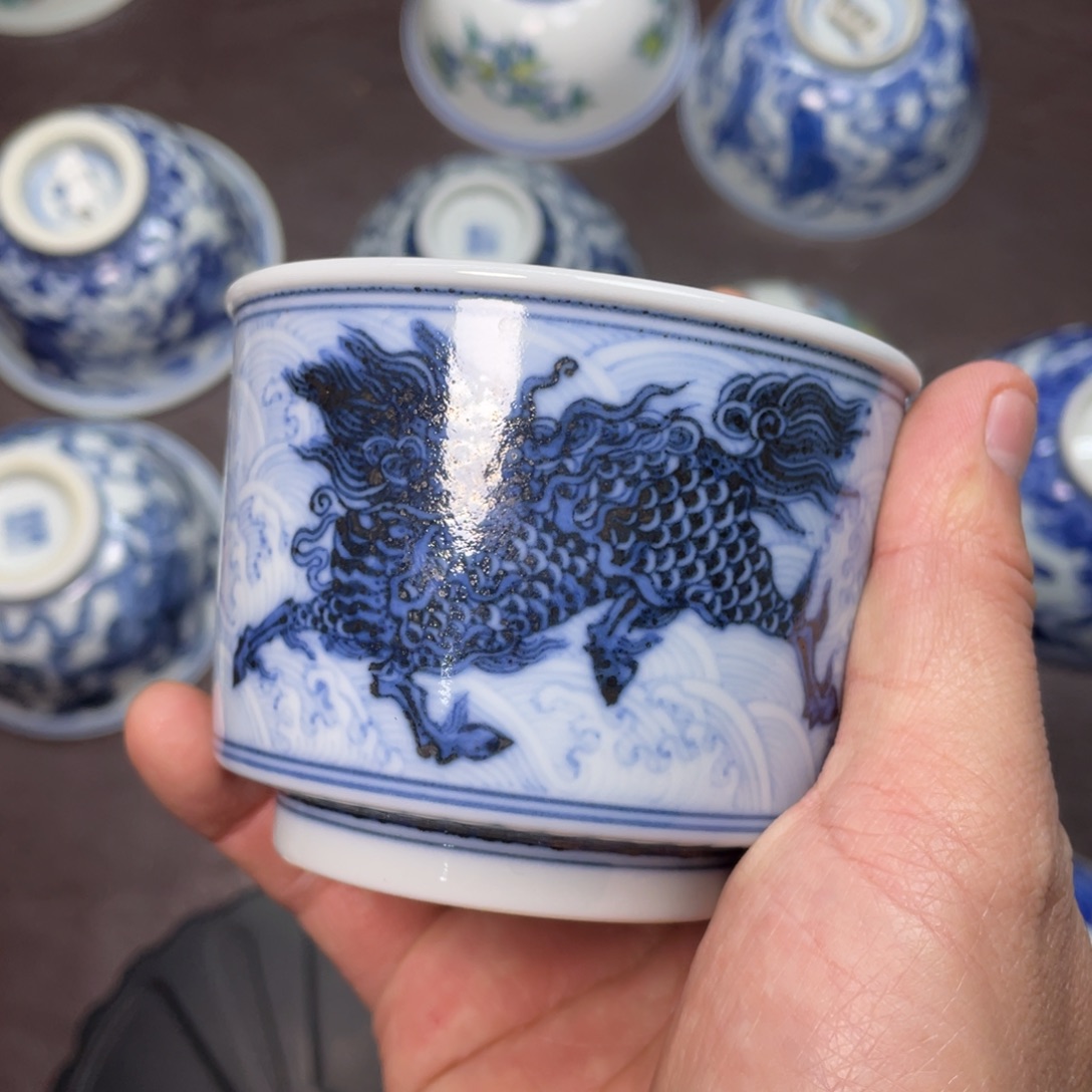 B***G摆件陶景德镇陶瓷现代手工陶瓷茶具