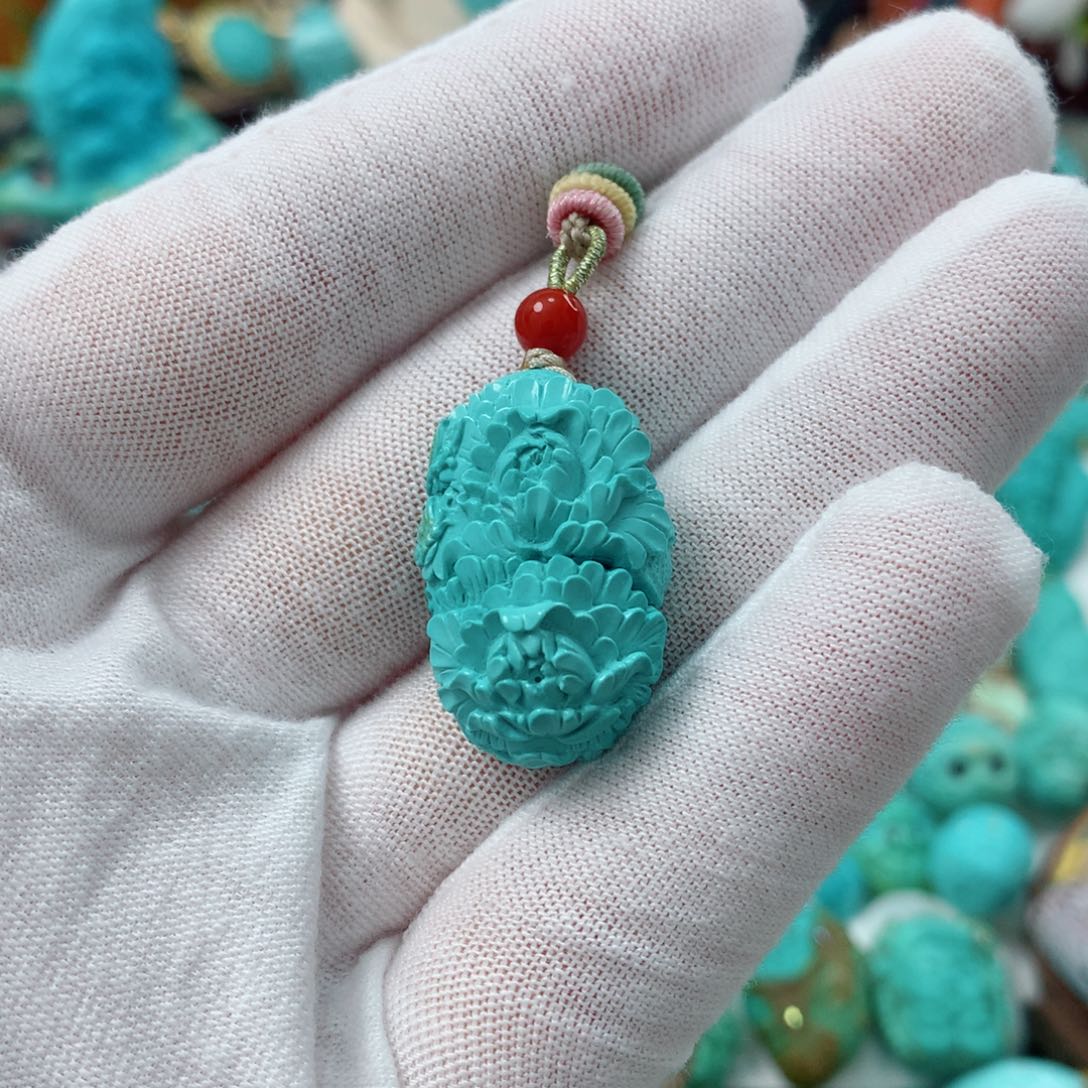 绿松石未镶嵌珠宝半成品