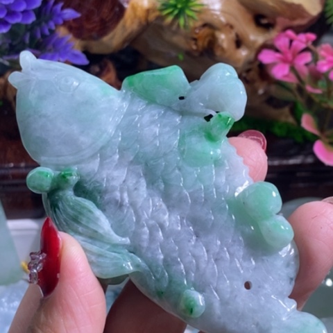 【闪购商品】颈饰未镶嵌翡翠鱼