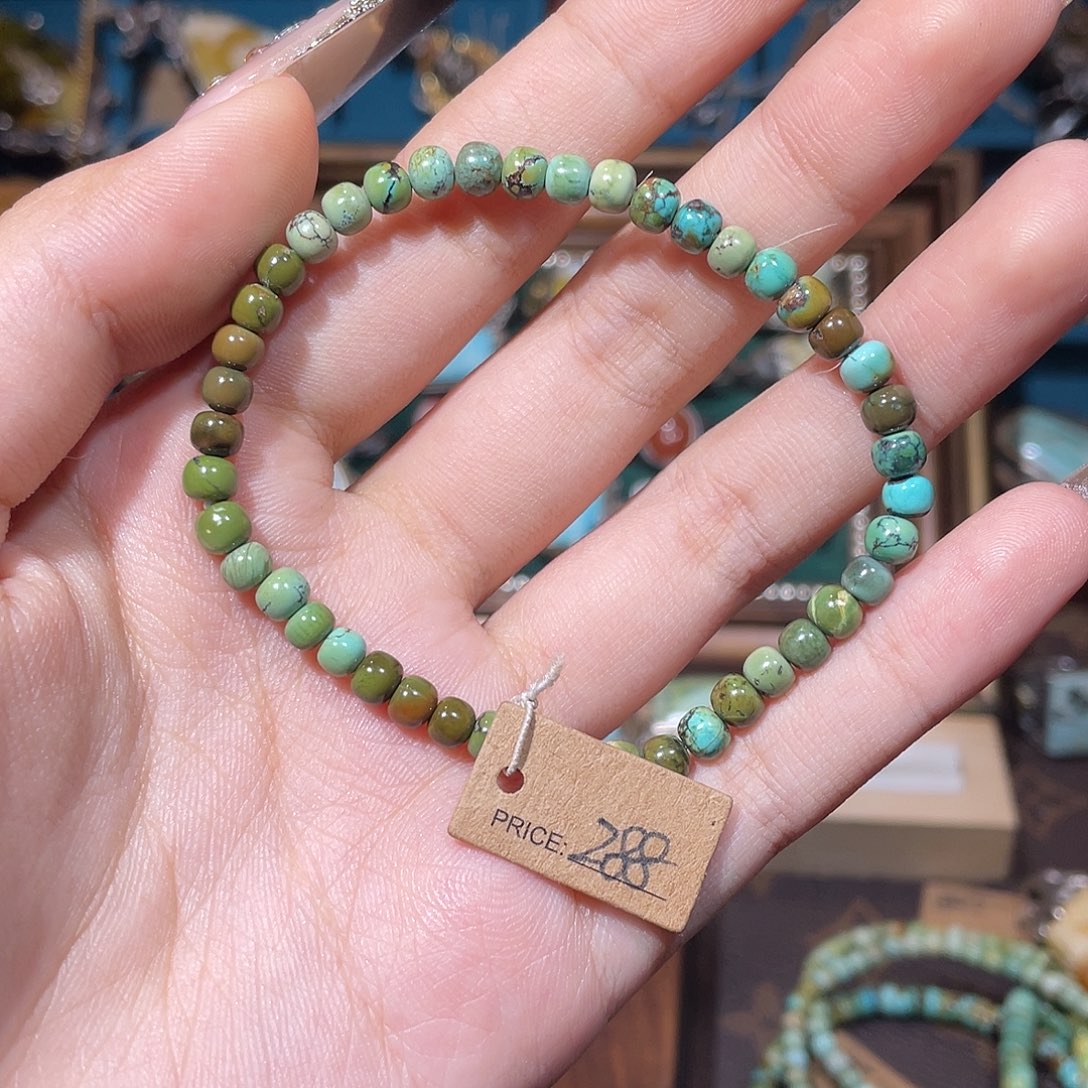 美****绿松石未镶嵌手链