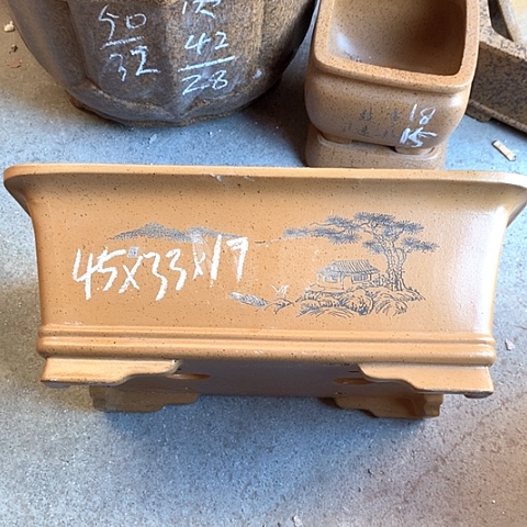 紫砂花盆手工制作