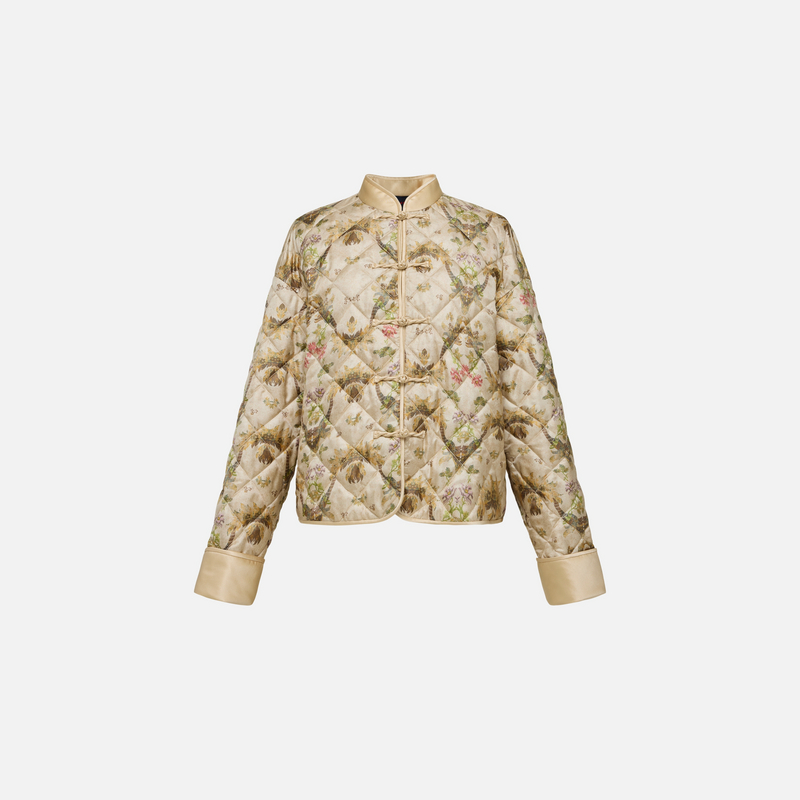 EP雅莹蓝标系列丨桑蚕丝国风立领盘扣丝绵服 秋冬新款M109A